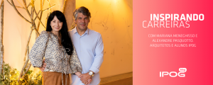 Mariana Meneghisso e Alexandre Pasquotto, arquitetos e ex-alunos do IPOG, estreiam na CASACOR SP 2025 com projeto autoral