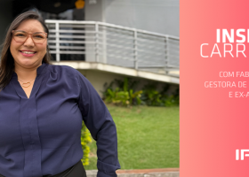 Fabialline Mariano, gestora de RH e ex-aluna do IPOG, formada no MBA RH 4.0, em sua trajetória de transformação profissional.
