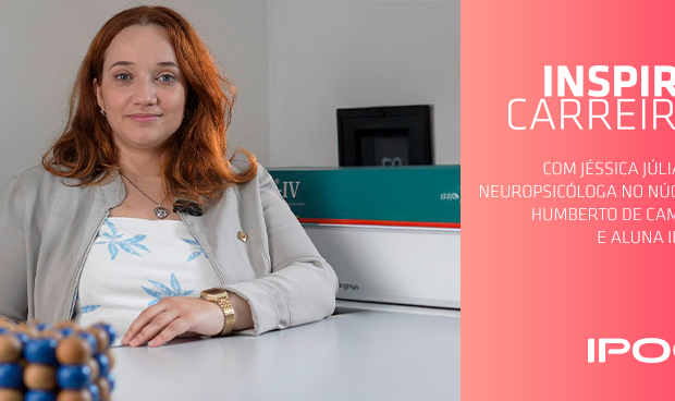 Jéssica Júlia Martins, ex-aluna do IPOG Florianópolis, neuropsicóloga atuante em ONG, que utiliza a neuropsicologia para transformar a realidade de crianças e adolescentes em vulnerabilidade social.