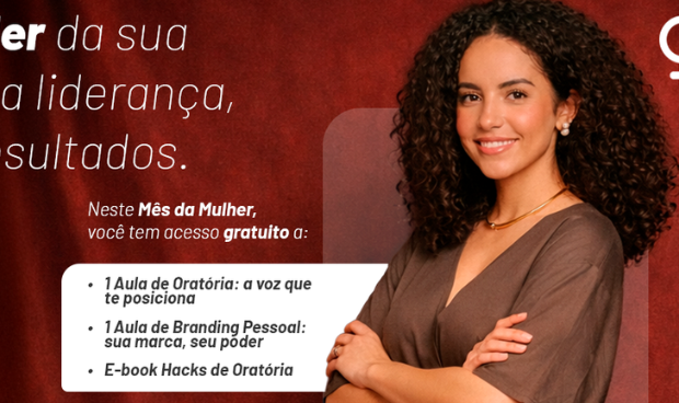 IPOG oferece aulas gratuitas de oratória e branding pessoal no Mês da Mulher