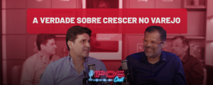 Flávio Rezende e Ronan Maia no estúdio do IPOG Cast durante gravaçaõ.