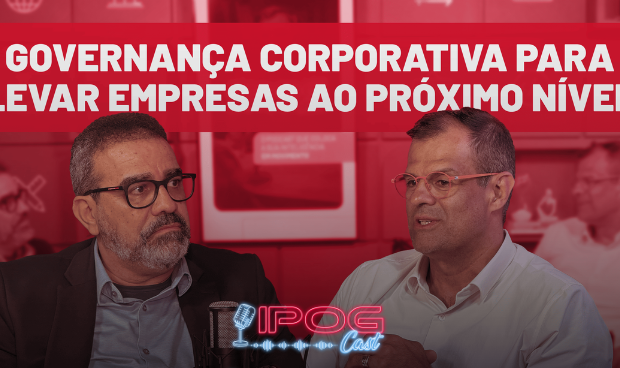 Marcelo Veras e Ronan Maia conversando sobre governança corporativa no estúdio do IPOGcast, episódio 11