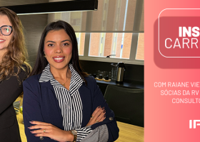 MBA do IPOG - Stela e Raniele posadas em escritório.